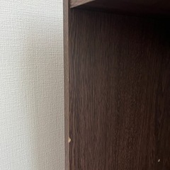 【無料】角(三角コーナー)用の棚　木目　ラックの画像