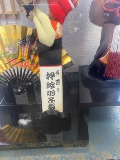御羽子板　雅扇　20号　隆山作　美術工芸手作り羽子板