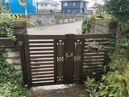 アルミ製門扉　お譲りします。