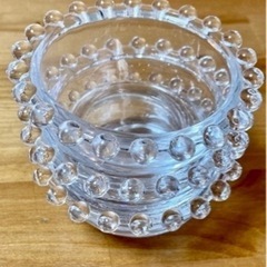 透明お椀　2つ　小鉢3つの画像