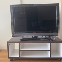 32型テレビ（録画機能あり）＋テレビボード