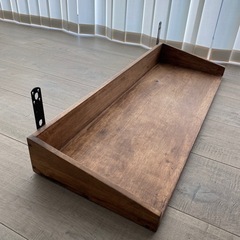 壁掛けラックDIY塗装の画像