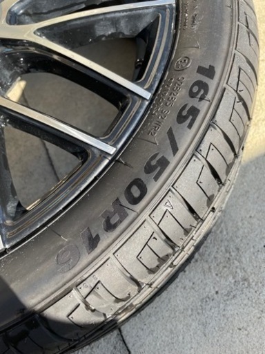 16インチ　新品タイヤ付きホイール　165/50R16 4穴　4本