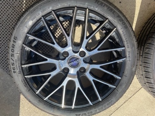 16インチ　新品タイヤ付きホイール　165/50R16 4穴　4本