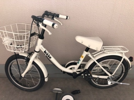 ブリヂストンBikke（白）子供用16インチ　中古
