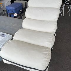 座椅子　No.3762　ホワイト　リクライニング　【リサイクルシ...