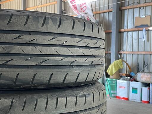 値下げしました！　ダンロップ　225/45R18　スバルレヴォーグ純正アルミ　４本