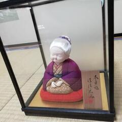🉐 ❴更にお値下げしました❵ガラスケース付き 木目込み人形!（ほ...