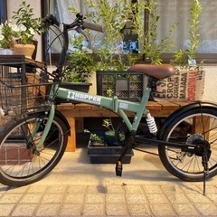 茨城県　阿見町　折りたたみ自転車の画像