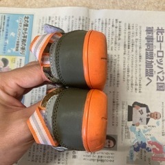 子供靴　夏物　14センチの画像