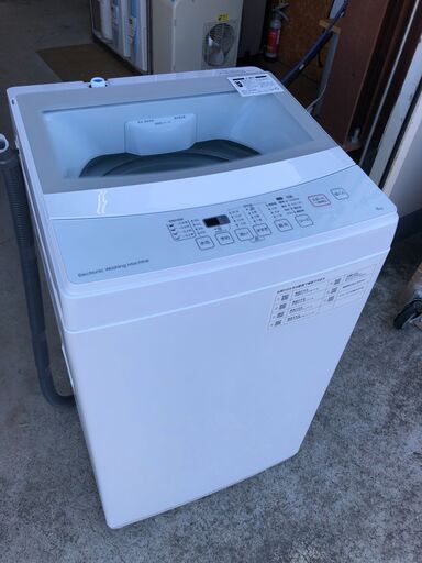 【動作保証あり】NITORI ニトリ 2020年 NTR60 6.0g 洗濯機 ガラスふた【管理KRS493】