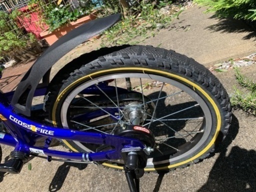 キッズ自転車ブルー16インチ☆ブリヂストン☆クロスファイヤー