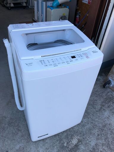 【動作保証あり】YAMADA SELECT 2021年 YWM-TV90H1 9.0g 洗濯機 ガラスふた【管理KRS494】