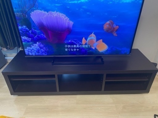 テレビボード　ブラウン色　※テレビは付きません