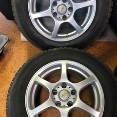 AZ SPORTSホイール スタッドレスタイヤ4本セット バリ溝の画像