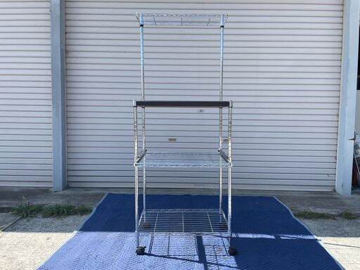 レンジ大 ラック ステンレス 引取り限定
