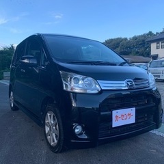 総額17.8万円 ダイハツ ムーヴカスタム Xリミテッド 車検2年付き 機関良好 エコアイドル スマートキー プッシュスタート オートエアコン 電格ミラー バックカメラ付き ナビ・ワンセグ付き 純正14インチアルミの画像