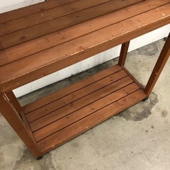 ９月２６日14時までの引き渡し△▼ウッド ラック 無垢材▼△の画像