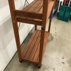 ９月２６日14時までの引き渡し△▼ウッド ラック 無垢材▼△の画像