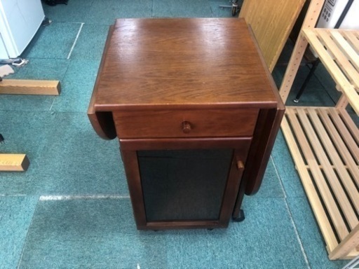 リサイクルサービス八光 田上店】両バタワゴン 収納・ガラス扉