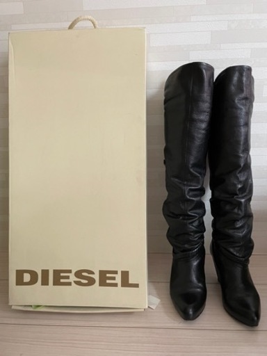 ディーゼル ニーハイブーツ