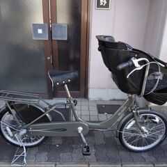 Birthday[バースデー] 20吋子供乗せ自転車 内装3段/LEDオート/マットオリーブ