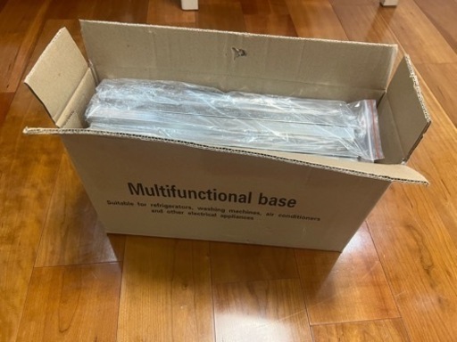 未使用 冷蔵庫置き台 8足4輪幅 対応移動式 耐荷重 500kg