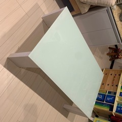 ローテーブル　センターテーブル　ガラス天板　120cm✖️70c...