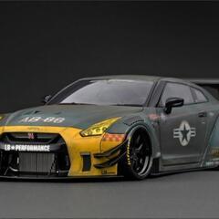 イグニッションモデル IG2346
1/18 LB-WORKS Nissan GT-R R35 type 2 Matte Green