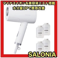 サロニア マイナスイオン トリートメントミストドライヤー セラム...