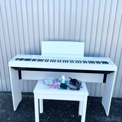 【美品】【引取限定】YAMAHA P-115WH 電子ピアノ 8...