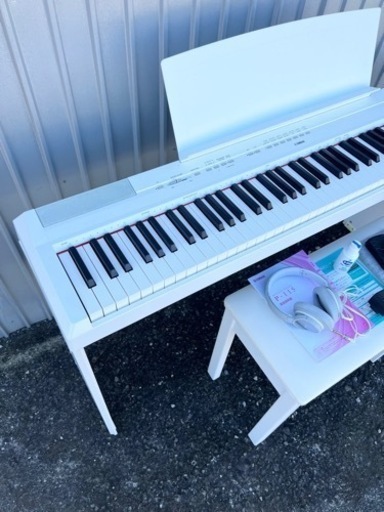 【美品】【引取限定】YAMAHA P-115WH 電子ピアノ 88鍵盤 ホワイト ヤマハ 2016年製
