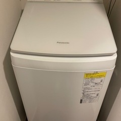 2019年製 Panasonic縦型洗濯乾燥機 NA-FW80K7-Wの画像