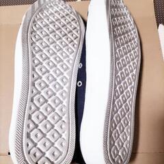 【受付終】シューズ ネイビー 25cm (Lサイズ)の画像