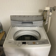 洗濯機差し上げます　0円(9/30まで)の画像