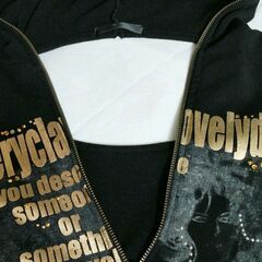 【別途処分済み】背中あきパーカー 背中開き 背中見せ バックオープン フーディー ジッパー タイトミニワンピ ストレッチ sexy系 パンク ロック L～LLサイズの画像