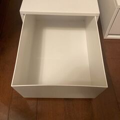 2個セット 無印良品 ポリプロピレンケース・引出式・深型・ホワイトグレーの画像