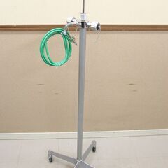 キャスター付き点滴用器具　点滴スタンド　4脚　4本脚　丸棒吊り具...
