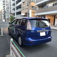 プレマシー20S　H20　車検5/2　走行82000ｋ　純正ＨＤＤナビ　カラーフロント＆サイド＆バックカメラ　ＥＴＣ　白革調シートカバー　両側スライドドア　キセノン＆フォグ　15ＡＷ　7人乗　禁煙車の画像