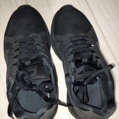 【美品】メッシュナイキスニーカー　黒　ブラックの画像