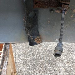 70系ランクル中古綺麗な前バンパーの画像