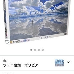 ウユニ塩湖　3000ピースパズル完成品の画像