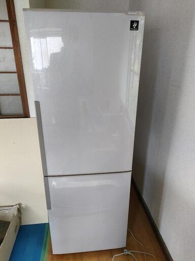 冷凍冷蔵庫 2ドア SHARP 冷蔵庫 SJ-PD27X-S 2013年式 シルバー シャープ 1