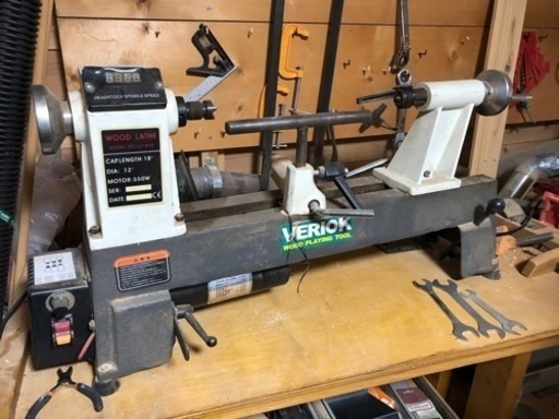 決定しまいました　中古木工旋盤　VERIOK MC1218VD 1218VS