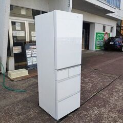 パナソニック　NR-E414GV-W　５ドア冷蔵庫　406L『中古美品』2019年