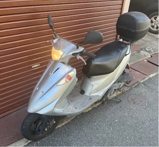 スズキ アドレスV125G キャリア、グリップヒーター付