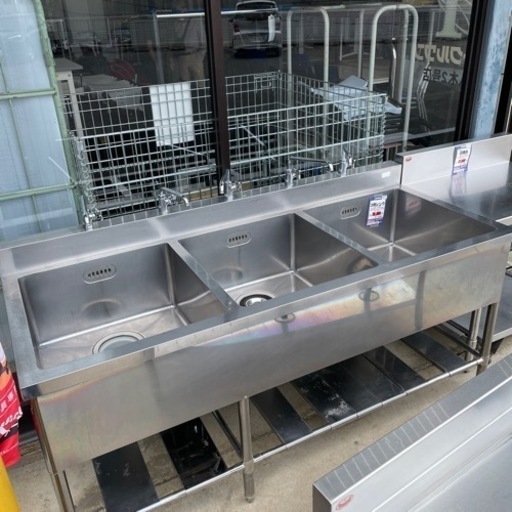 JI-31 【オフィス家具専門店】3槽シンクです！