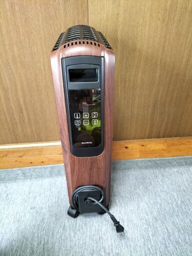 ウッド調でオシャレなオイルヒーター　美品！