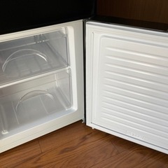 商品名:2ドア冷蔵庫Nグラシア／型番:NTR-106BK／2021年製の画像