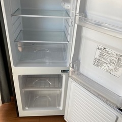 商品名:2ドア冷蔵庫Nグラシア／型番:NTR-106BK／2021年製の画像